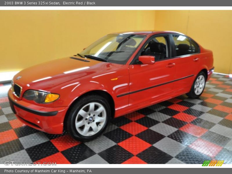 Electric Red / Black 2003 BMW 3 Series 325xi Sedan