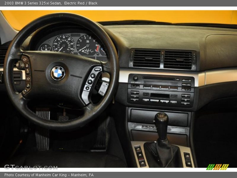 Electric Red / Black 2003 BMW 3 Series 325xi Sedan