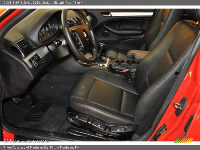 Electric Red / Black 2003 BMW 3 Series 325xi Sedan