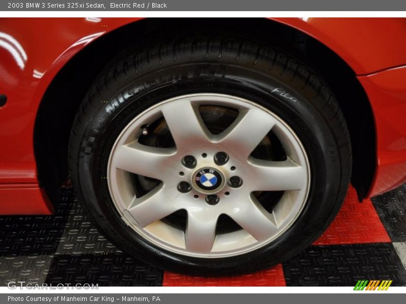 Electric Red / Black 2003 BMW 3 Series 325xi Sedan