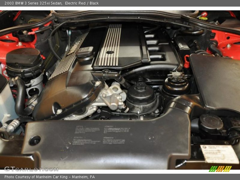 Electric Red / Black 2003 BMW 3 Series 325xi Sedan