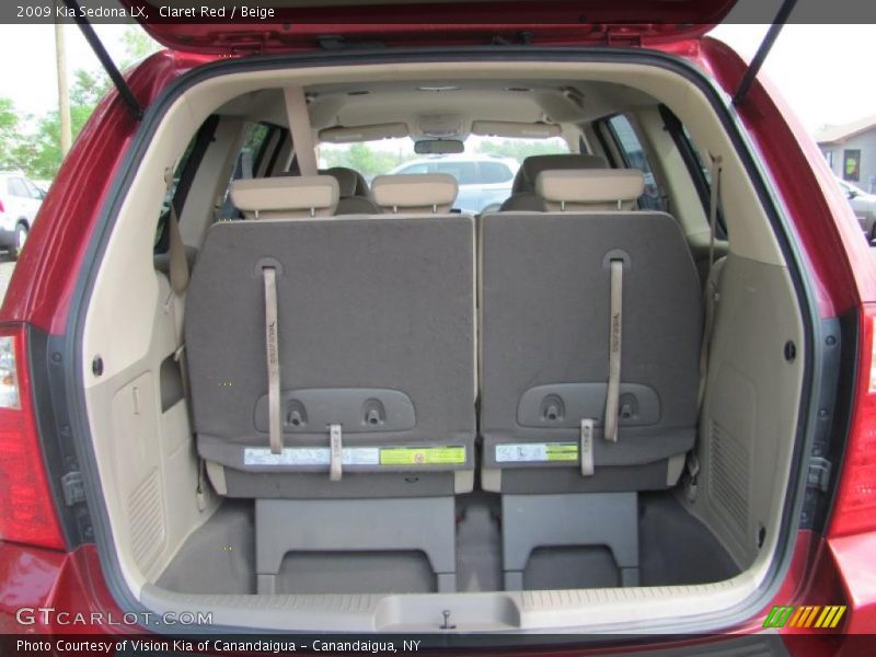 Claret Red / Beige 2009 Kia Sedona LX