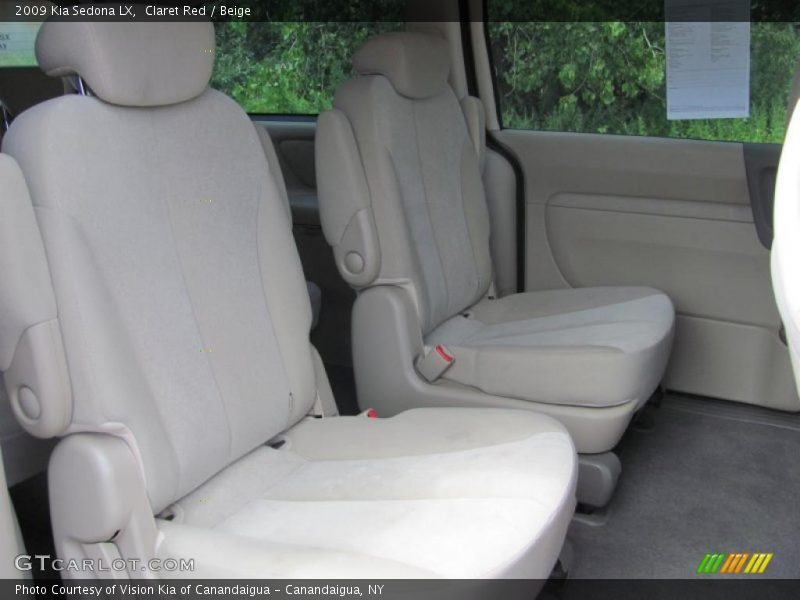 Claret Red / Beige 2009 Kia Sedona LX