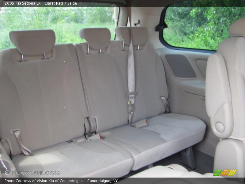 Claret Red / Beige 2009 Kia Sedona LX