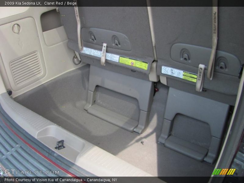 Claret Red / Beige 2009 Kia Sedona LX