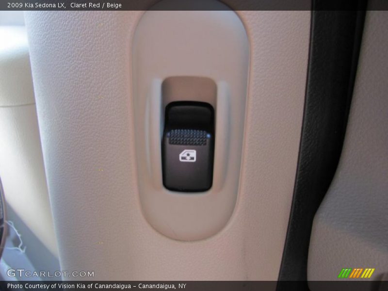 Claret Red / Beige 2009 Kia Sedona LX