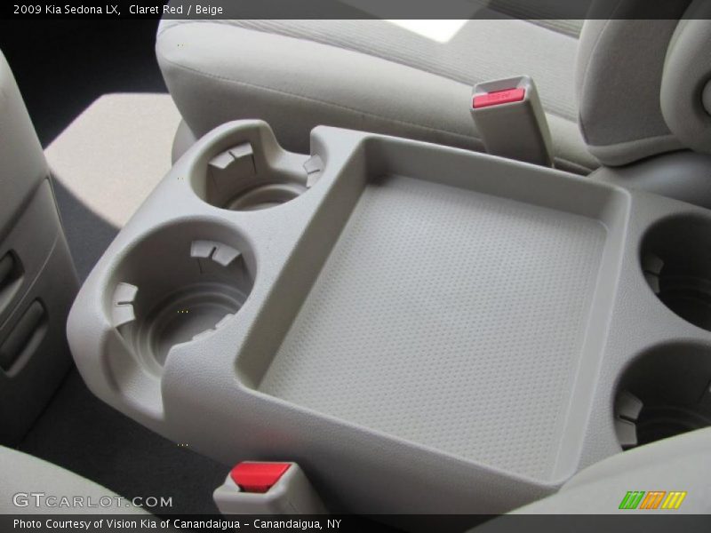 Claret Red / Beige 2009 Kia Sedona LX