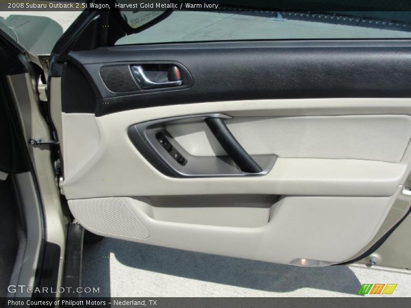 Harvest Gold Metallic / Warm Ivory 2008 Subaru Outback 2.5i Wagon