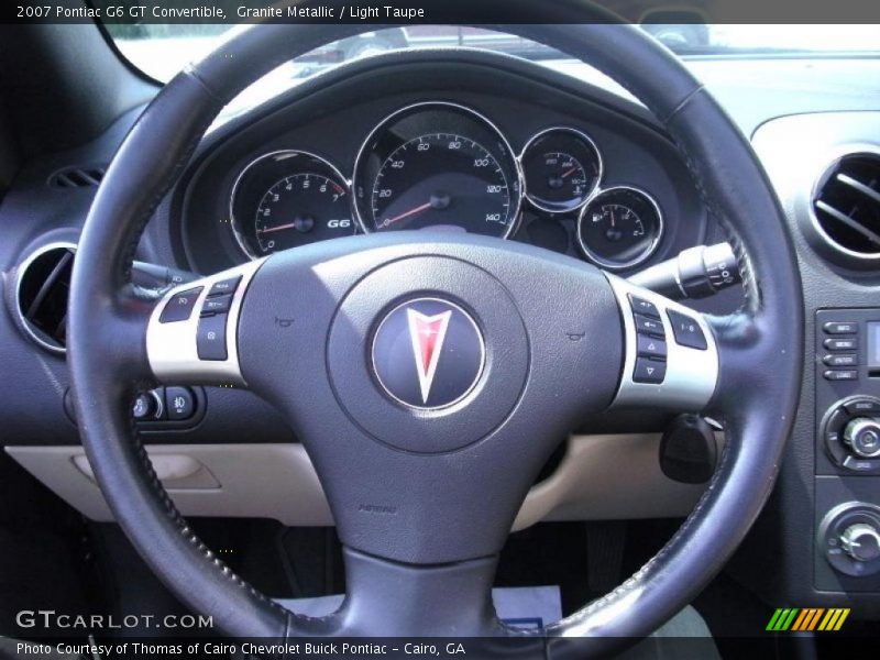 Granite Metallic / Light Taupe 2007 Pontiac G6 GT Convertible