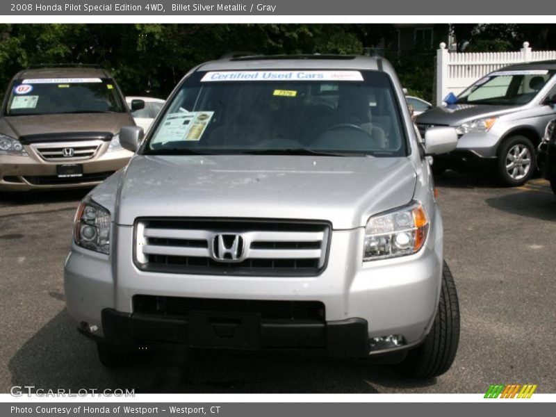 Billet Silver Metallic / Gray 2008 Honda Pilot Special Edition 4WD