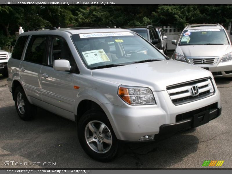 Billet Silver Metallic / Gray 2008 Honda Pilot Special Edition 4WD