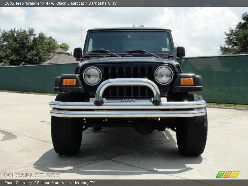 Black Clearcoat / Dark Slate Gray 2003 Jeep Wrangler X 4x4