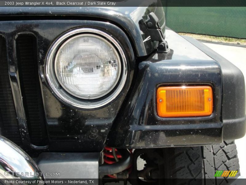 Black Clearcoat / Dark Slate Gray 2003 Jeep Wrangler X 4x4