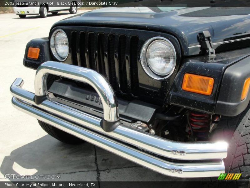 Black Clearcoat / Dark Slate Gray 2003 Jeep Wrangler X 4x4