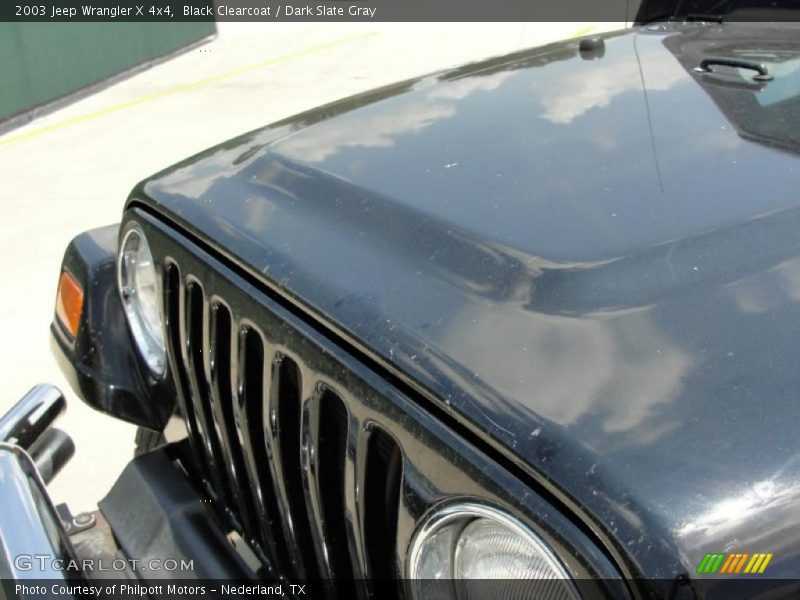 Black Clearcoat / Dark Slate Gray 2003 Jeep Wrangler X 4x4