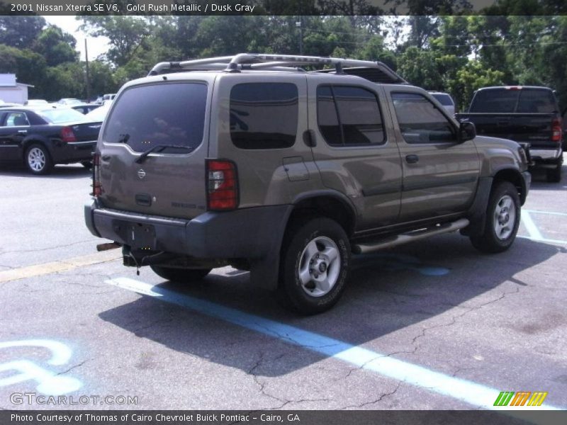 Gold Rush Metallic / Dusk Gray 2001 Nissan Xterra SE V6