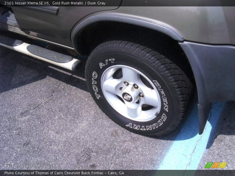 Gold Rush Metallic / Dusk Gray 2001 Nissan Xterra SE V6