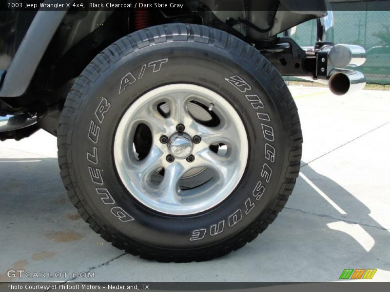 Black Clearcoat / Dark Slate Gray 2003 Jeep Wrangler X 4x4