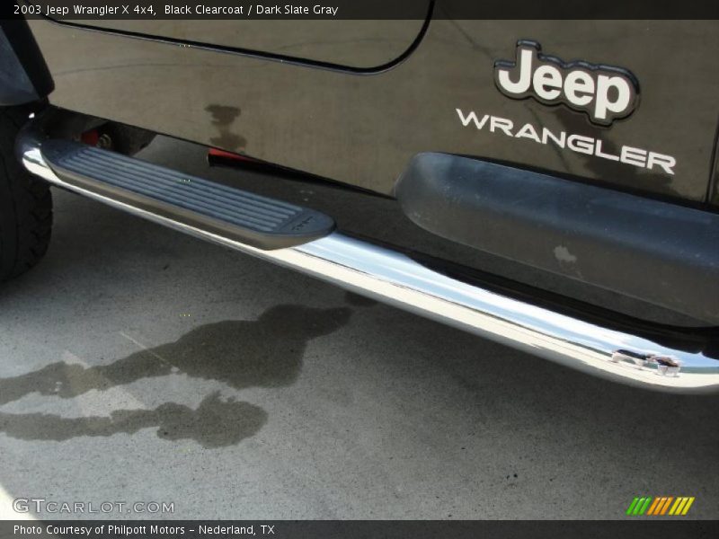 Black Clearcoat / Dark Slate Gray 2003 Jeep Wrangler X 4x4