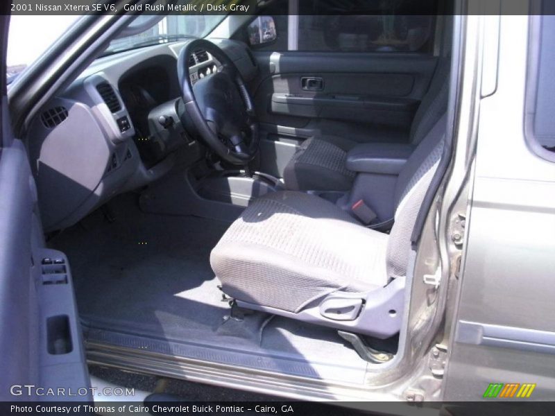 Gold Rush Metallic / Dusk Gray 2001 Nissan Xterra SE V6