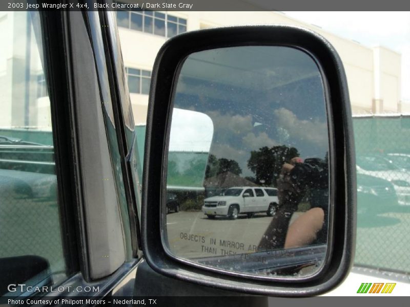 Black Clearcoat / Dark Slate Gray 2003 Jeep Wrangler X 4x4