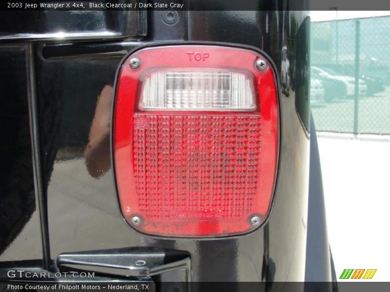 Black Clearcoat / Dark Slate Gray 2003 Jeep Wrangler X 4x4