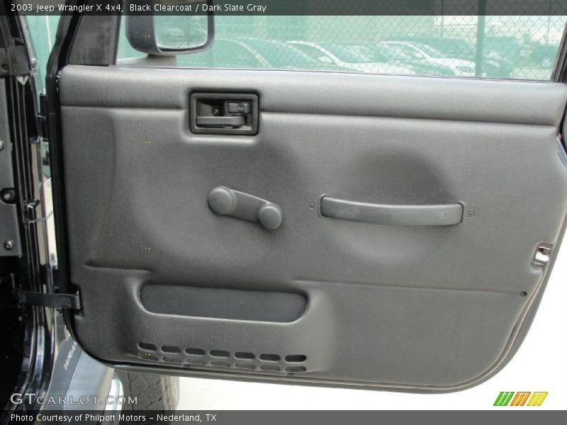 Black Clearcoat / Dark Slate Gray 2003 Jeep Wrangler X 4x4