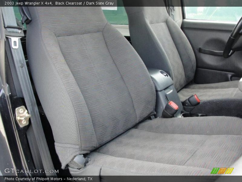 Black Clearcoat / Dark Slate Gray 2003 Jeep Wrangler X 4x4