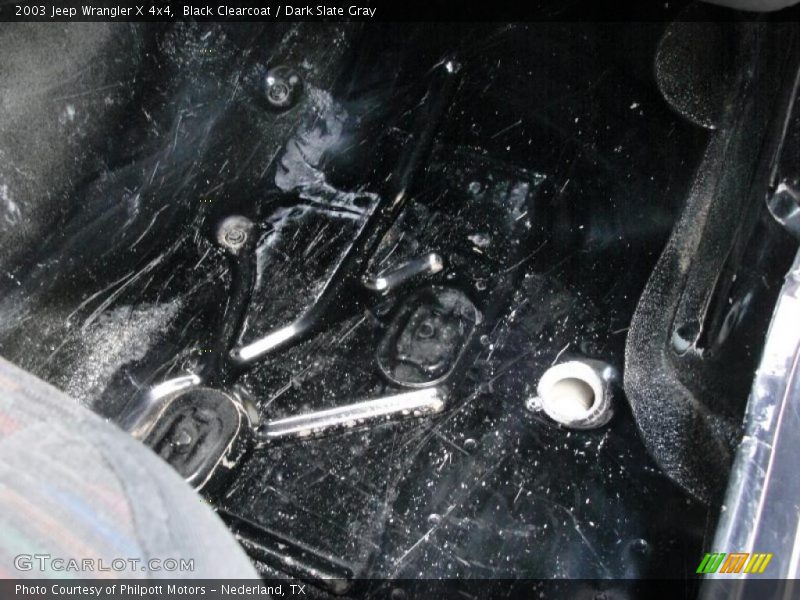 Black Clearcoat / Dark Slate Gray 2003 Jeep Wrangler X 4x4