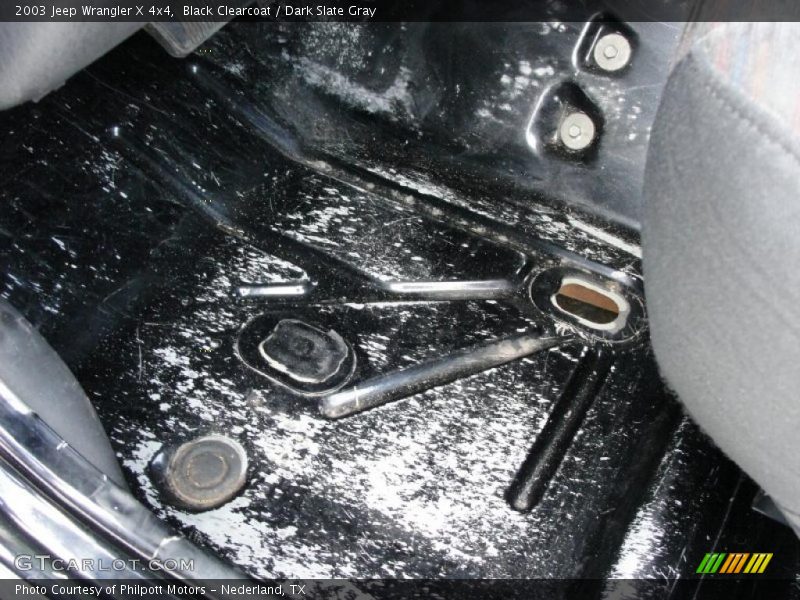 Black Clearcoat / Dark Slate Gray 2003 Jeep Wrangler X 4x4