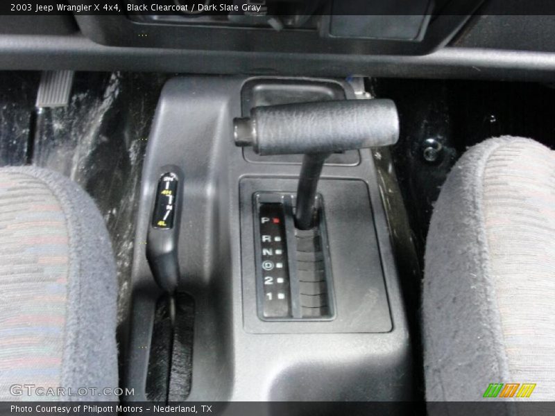 Black Clearcoat / Dark Slate Gray 2003 Jeep Wrangler X 4x4