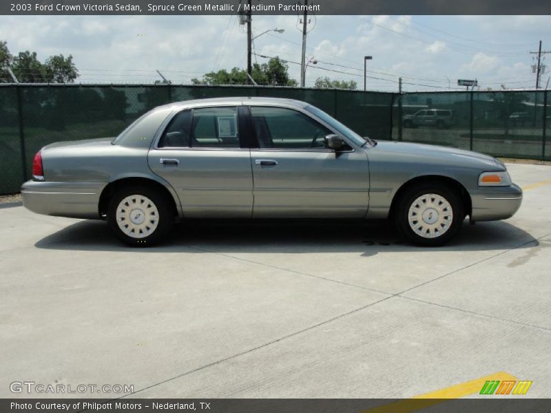 Spruce Green Metallic / Medium Parchment 2003 Ford Crown Victoria Sedan
