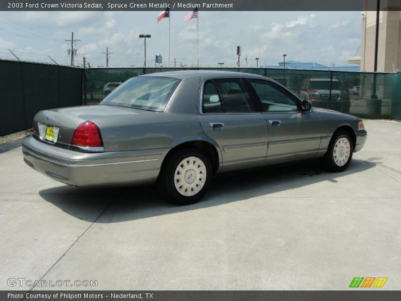 Spruce Green Metallic / Medium Parchment 2003 Ford Crown Victoria Sedan