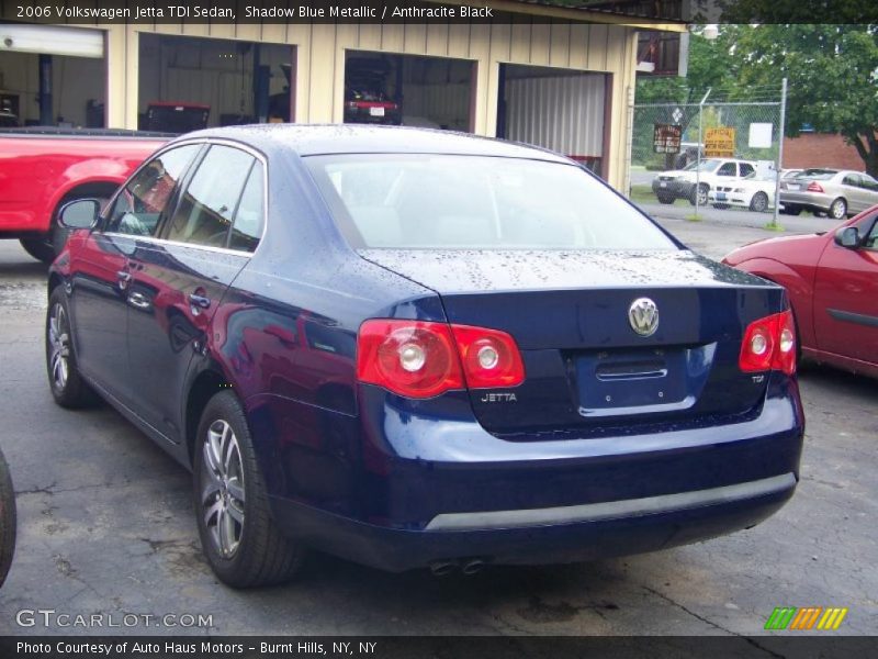 Shadow Blue Metallic / Anthracite Black 2006 Volkswagen Jetta TDI Sedan