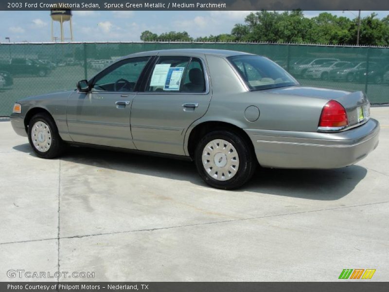 Spruce Green Metallic / Medium Parchment 2003 Ford Crown Victoria Sedan