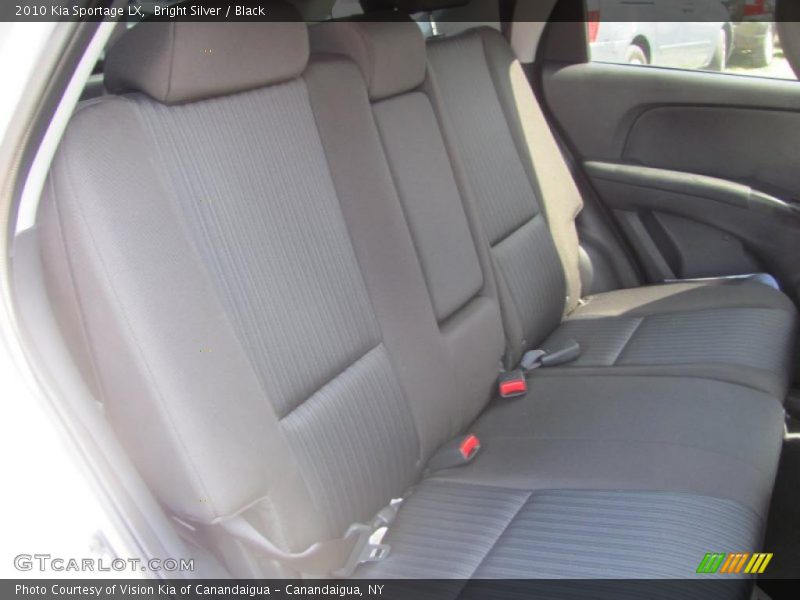 Bright Silver / Black 2010 Kia Sportage LX