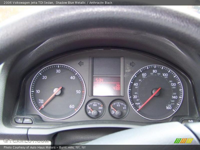 Shadow Blue Metallic / Anthracite Black 2006 Volkswagen Jetta TDI Sedan