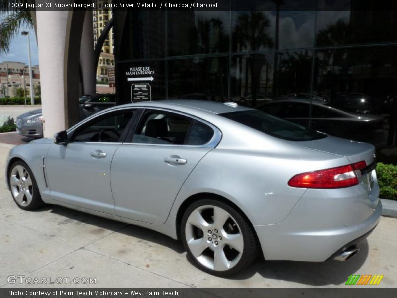 Liquid Silver Metallic / Charcoal/Charcoal 2009 Jaguar XF Supercharged