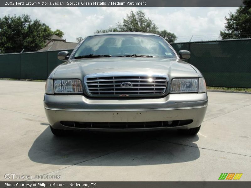 Spruce Green Metallic / Medium Parchment 2003 Ford Crown Victoria Sedan