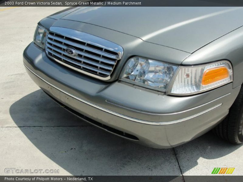 Spruce Green Metallic / Medium Parchment 2003 Ford Crown Victoria Sedan
