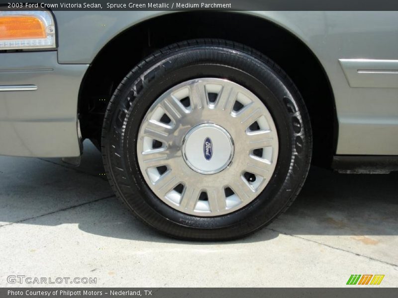 Spruce Green Metallic / Medium Parchment 2003 Ford Crown Victoria Sedan