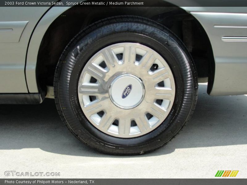 Spruce Green Metallic / Medium Parchment 2003 Ford Crown Victoria Sedan