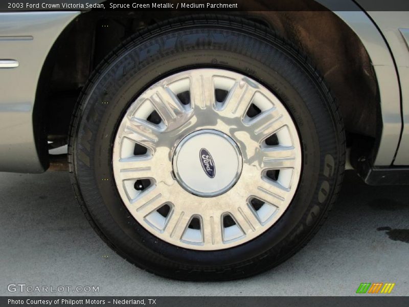 Spruce Green Metallic / Medium Parchment 2003 Ford Crown Victoria Sedan