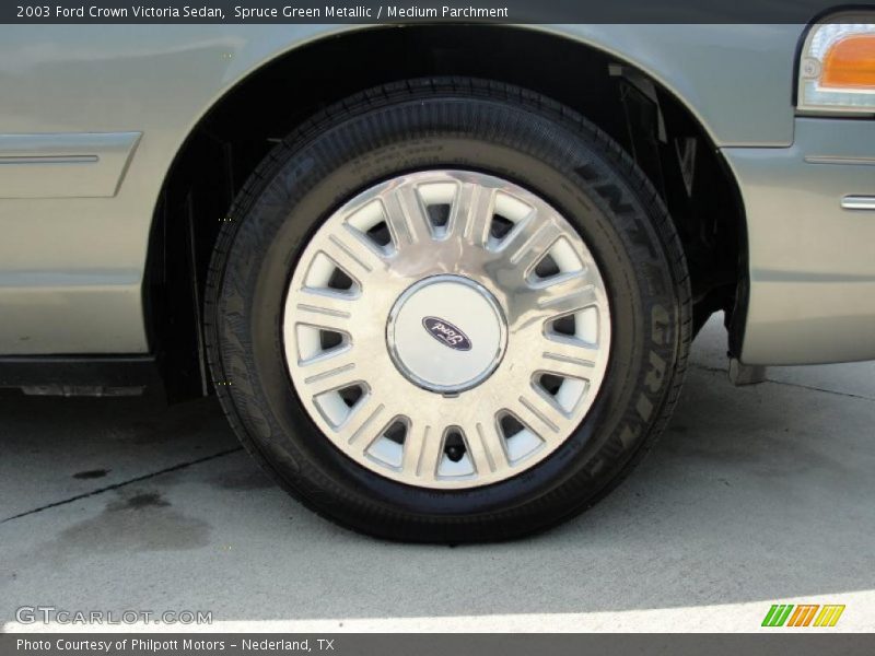Spruce Green Metallic / Medium Parchment 2003 Ford Crown Victoria Sedan