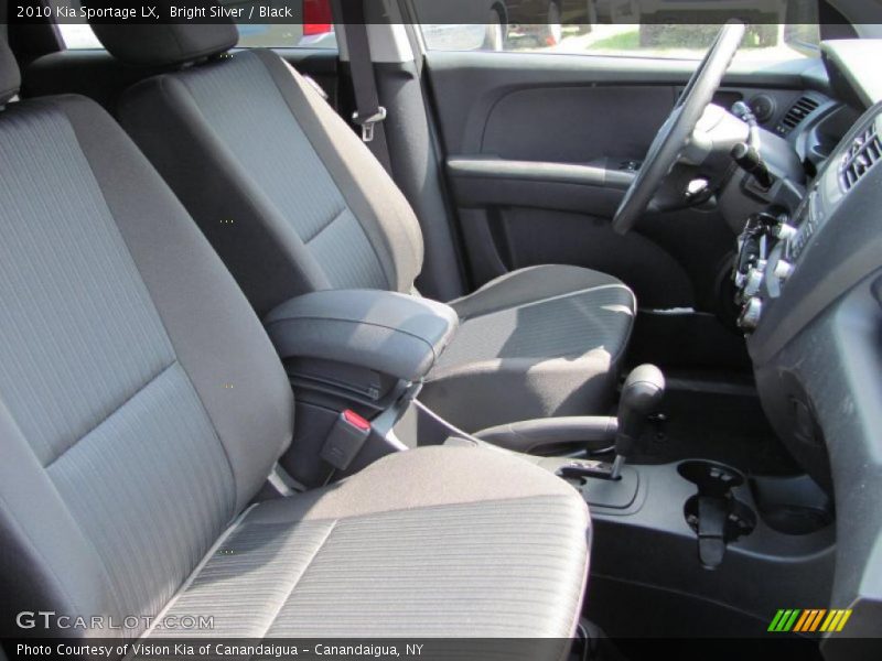 Bright Silver / Black 2010 Kia Sportage LX
