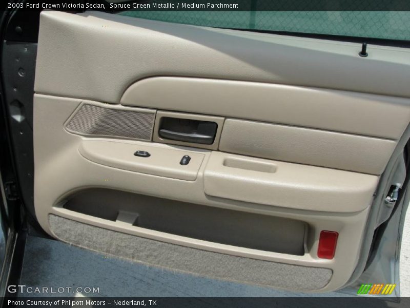 Spruce Green Metallic / Medium Parchment 2003 Ford Crown Victoria Sedan