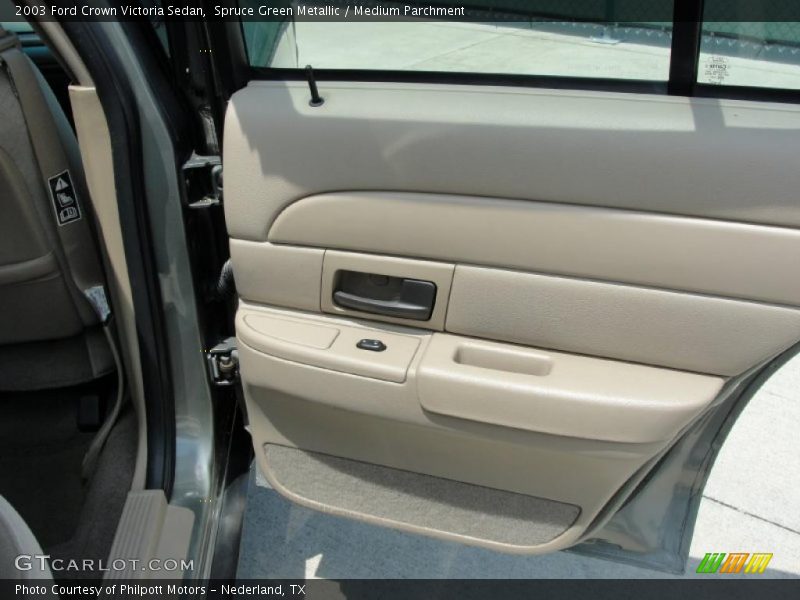 Spruce Green Metallic / Medium Parchment 2003 Ford Crown Victoria Sedan