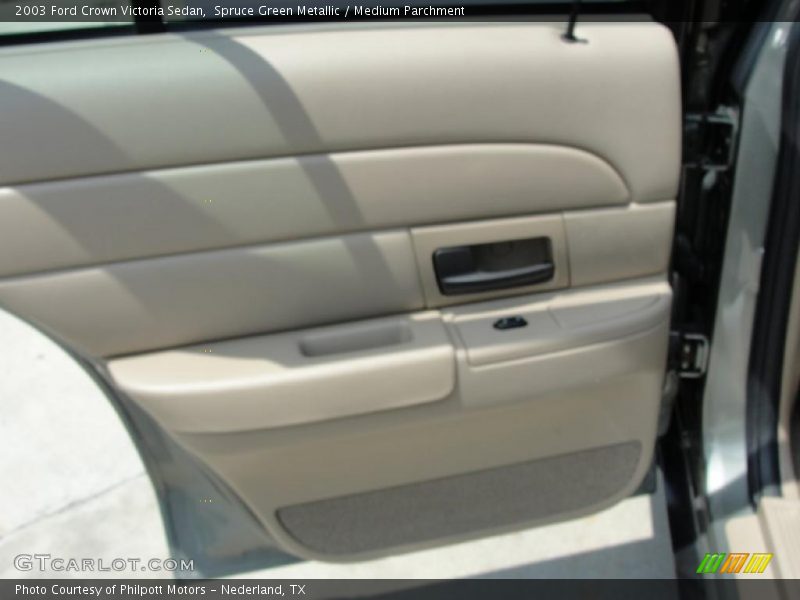 Spruce Green Metallic / Medium Parchment 2003 Ford Crown Victoria Sedan