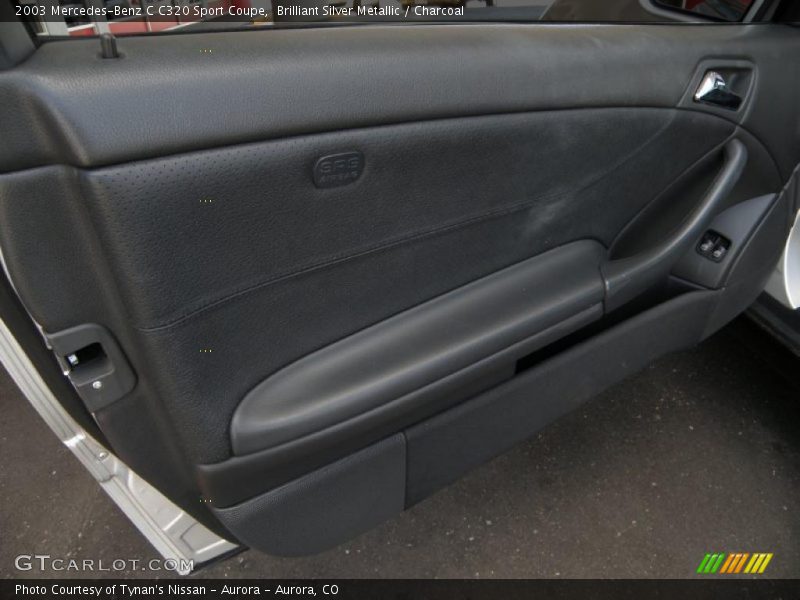 Brilliant Silver Metallic / Charcoal 2003 Mercedes-Benz C C320 Sport Coupe