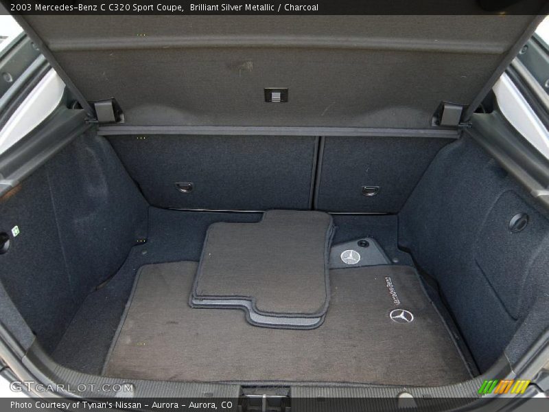 Brilliant Silver Metallic / Charcoal 2003 Mercedes-Benz C C320 Sport Coupe